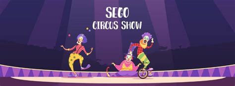 Circus Show Ad Clowns On Arena Online Facebook Video Cover Template Vistacreate In 2022