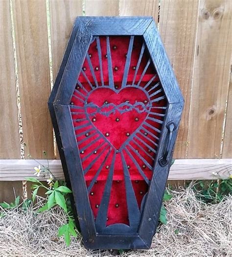 Gothic Coffin Shadow Box By Lifeafterdeath Designs Gothic Coffin