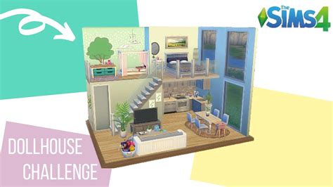 Dollhouse Challenge 🏡 The Sims 4 Speed Build Youtube