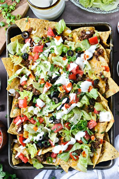 Simply Scratch Loaded Taco Nachos Simply Scratch