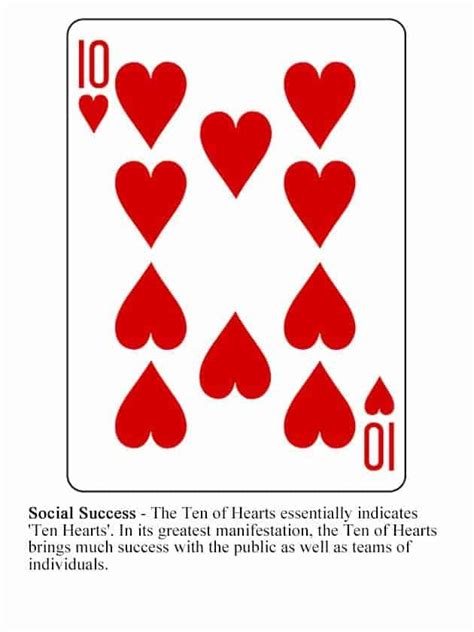 Ten Of Hearts Cards Tarot Card Meanings Reading Tarot Cards
