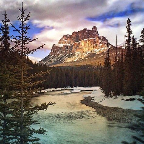Travel Alberta On Instagram Castle Mountain In Banff National Park
