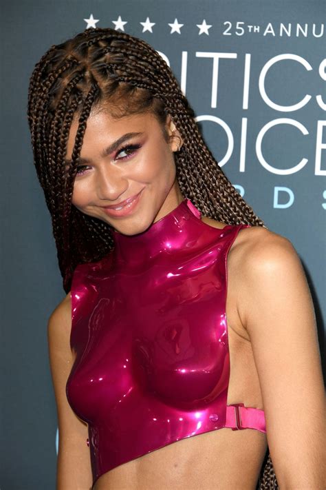 Zendaya Coleman Sexy Dress At 25th Annual Critics Choice Awards In