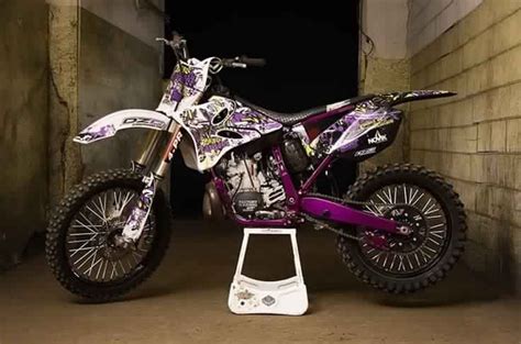I Want A Bike Like This But The Purple Parts Blue Cool Dirt Bikes