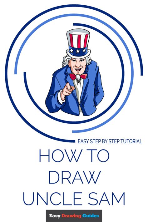 How To Draw Uncle Sam Really Easy Drawing Tutorial In 2020 Drawing