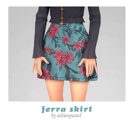 Adrienpastel — 📑 Ferra Skirt Base Game Compatible Female