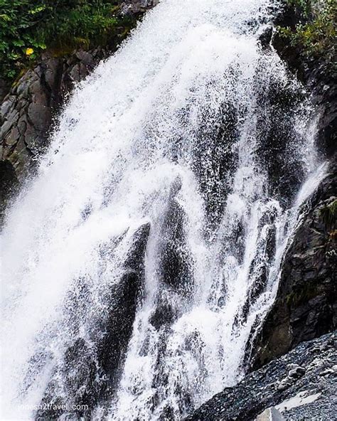 Waterfall Wednesday Lowell Creek Falls In Seward Alaska