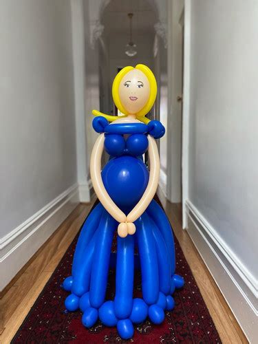Small Gender Reveal Balloon Doll The Party Balloon Co