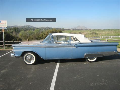 To be offered at auction without reserveestimate: 1959 Ford Sunliner Convertible 59 Galaxie 500 1959 Fairlane 500