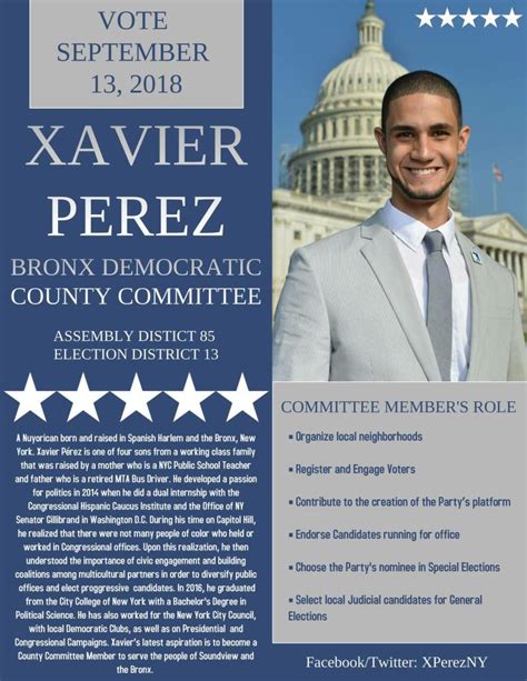 xavier pérez on linkedin it is with great pride that i announce my candidacy for bronx democratic…