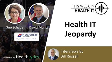 David Muntz Podcast Interviews This Week Of Health It