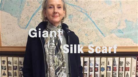 Mont Kiji How To Wear Giant Silk Scarf YouTube