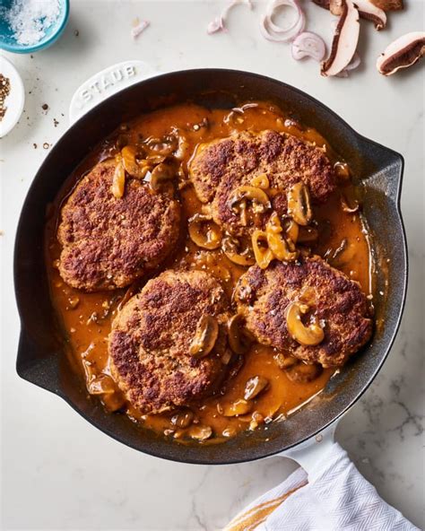Nothing screams comfort food to me more than meatballs and i would go as far as considering myself a meatball expert. Salisbury Steak Recipe | Kitchn