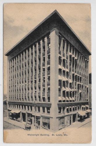 St Louis Wainwright Building 1890 Architect Louis Sullivan 1st