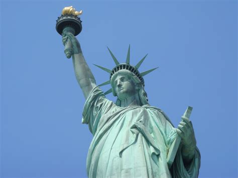 Fotos Gratis Manhattan Nueva York Monumento Estatua De La Libertad America Azul Libertad