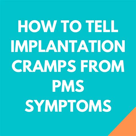 How To Tell Implantation Cramping From Pms Symptoms Storkacademy