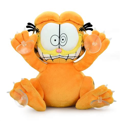Garfield 8 Plush Suction Cup Window Clinger By Kidrobot Scared
