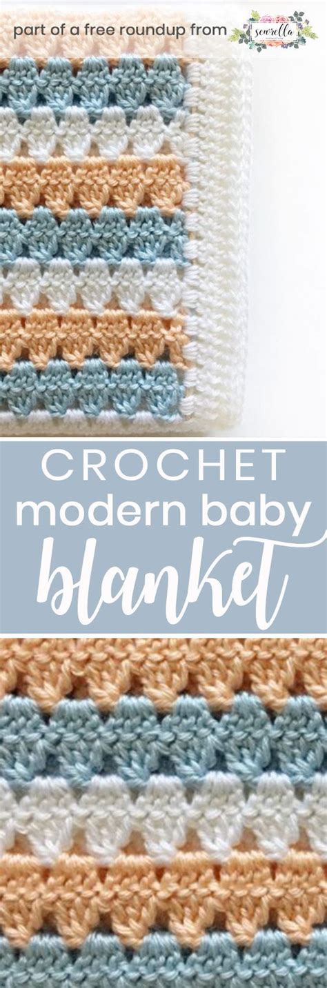 Gender Neutral Crochet Baby Blanket Roundup Sewrella Baby Crochet