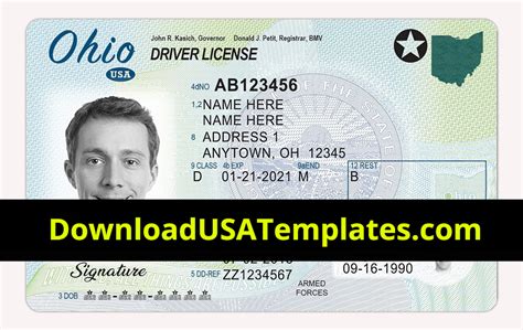 Drivers License Template Psd Free Download
