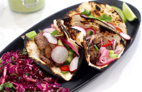Steak Tacos With Pickled Red Onions The Mad Table