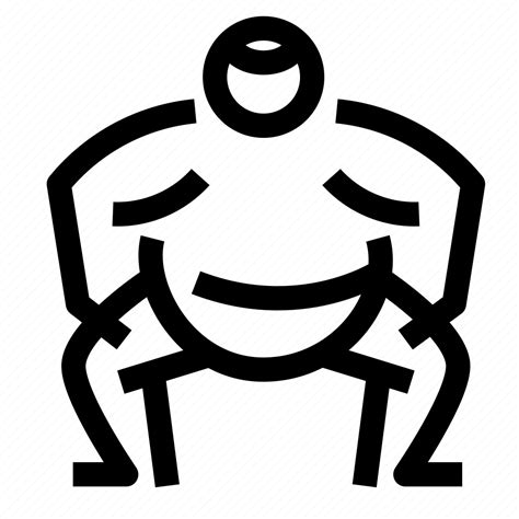 Sumo Japan Sport Wrestler Icon Download On Iconfinder