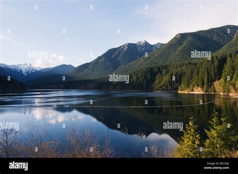 Capilano Lake Vancouver British Columbia Canada North America Stock