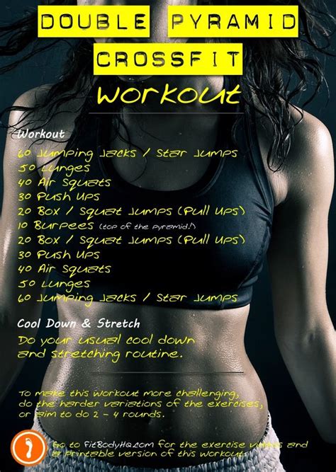 Workout Pyramid Workout Crossfit Body Weight Workout Crossfit