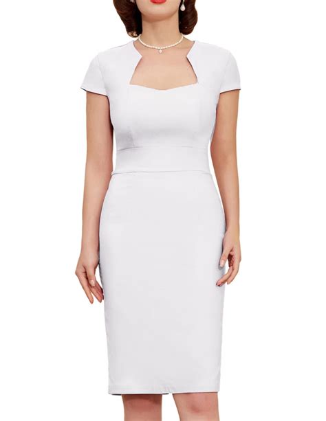 Buy Grace Karin Women S 50s Vintage Pencil Dress Cap Sleeve Wiggle Dress Cl7597 Online At