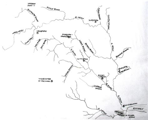 River Map Devon