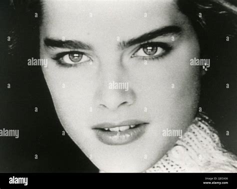 American Actress Brooke Shields Usa 1989 Stock Photo Alamy