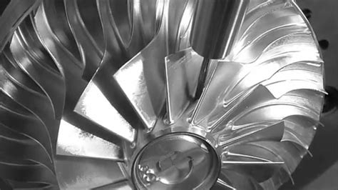 5 Axis Machining Of Turbine Blade Youtube