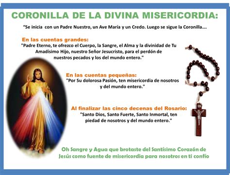 Cómo Rezar La Coronilla A La Divina Misericordia La Divina Misericordia