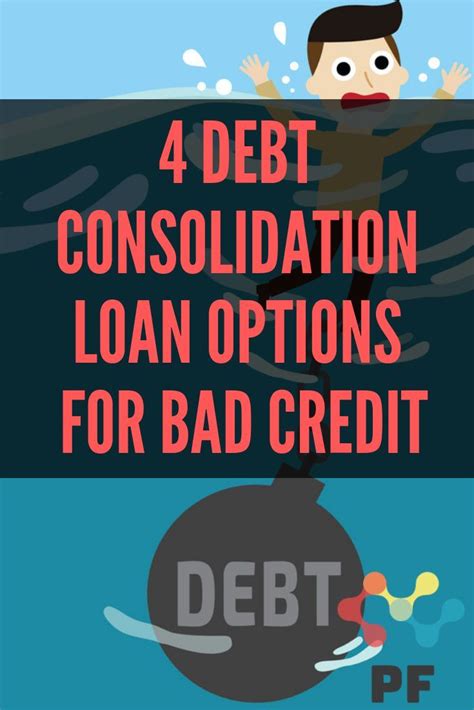 4 debt consolidation loans for bad credit how to repair credit