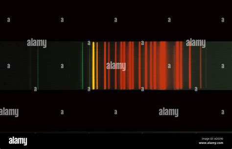 Emission Spectrum Of Neon Stock Photo 131728 Alamy