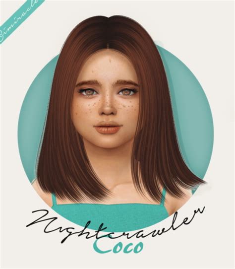 Nightcrawler Coco Hair Kids And Toddler At Simiracle Sims 4 Updates