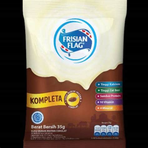 5 sdm tepung terigu, 2 butir telur, 2 sachet chocolatos drink, 2 sachet bendera coklat, 4 sdm gula pasir, 1/2 sdt baking powder, 5 sdm minyak goreng, blueband (olesan loyang), sejumput garam, air panas (untuk melarutkan susu bendera), ceres (untuk toping: Susu Bendera Complete Sachet / Jual Frisian Flag Susu ...