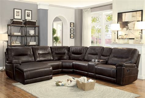 Sectional (comparative more sectional, superlative most sectional). Columbus Motion Sectional Sofa 8490-6LCRR by Homelegance