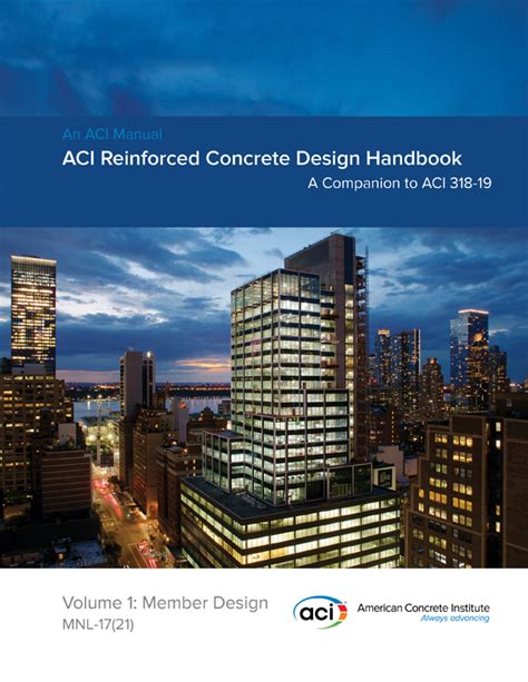 New ACI Reinforced Concrete Design Handbook available - PRISM