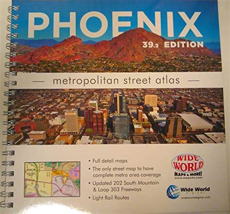 Phoenix Metropolitan Street Atlas 392 Edition Wide World Maps And More