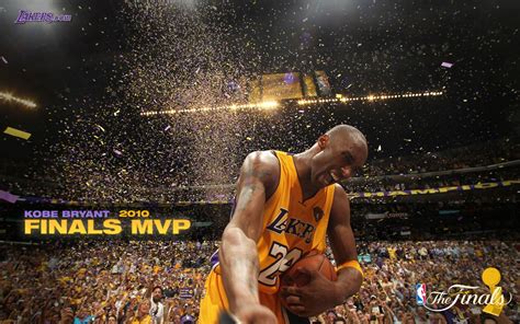 壁纸1280×800洛杉矶湖人 2010nba季后赛和总决赛冠军壁纸 Kobe Bryant Finals Mvp 总决赛最有价值球员 Mvp