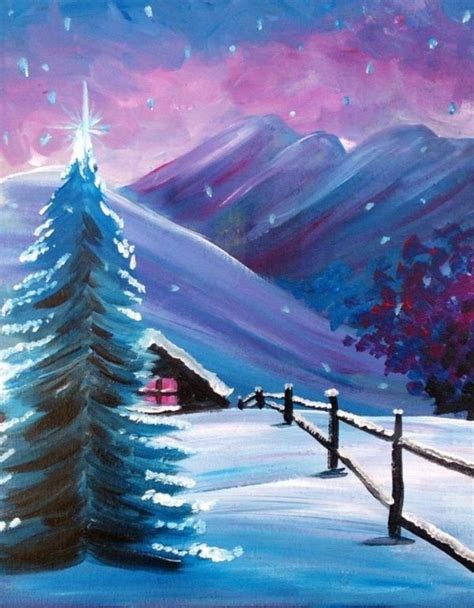 Winter landscape art projects for kids. 40 Simply Amazing Winter Painting Ideas | Winter scene paintings, Winter painting, Winter scenes ...