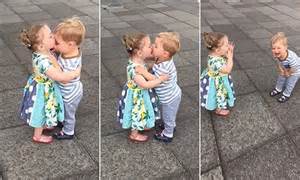 Youtube Video Shows To Cute Babies Laugh Hysterically After Kissing