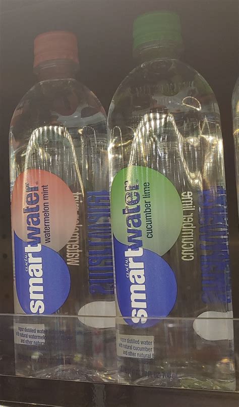 New Smartwater Cucumber Lime And Watermelon Mint Found237oz Pet
