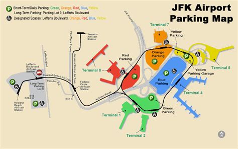 Jfk Parking Map
