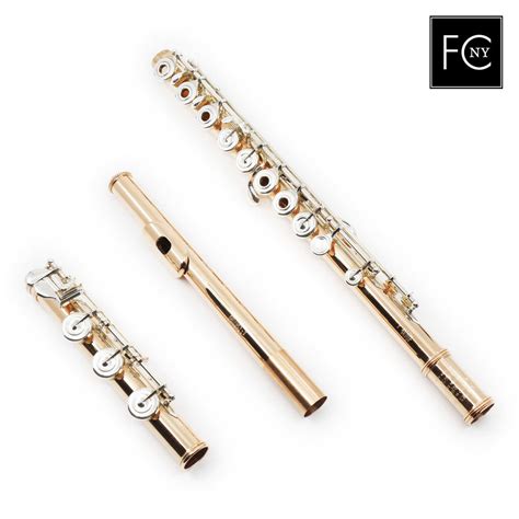 William S Haynes Handmade Custom Flute In 14k Gold New