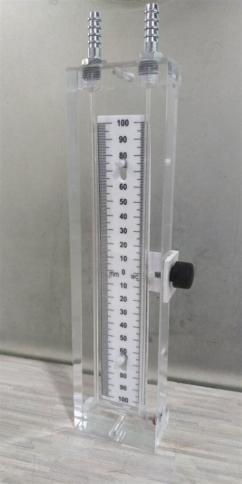 Glass U Tube Manometer For Pressure Measurement 150 0 150 Mm H2o At Rs