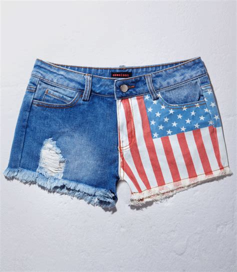 American Flag Denim Shorts On Behance
