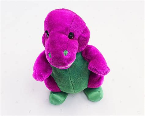Vintage Barney Dinosaur Toy Purple Dinosaur Plush Toy For Child 90s