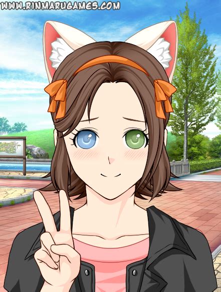 Mega Anime Avatar Creator Cute Brown Haired Girl By Thekawaiipsycho666