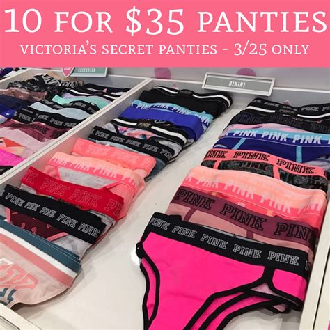 Run 10 For 35 Panties At Victorias Secret Until 3am Et Deal